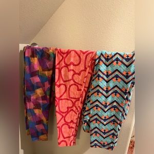 Bundle of 3 Lularoe Leggings
